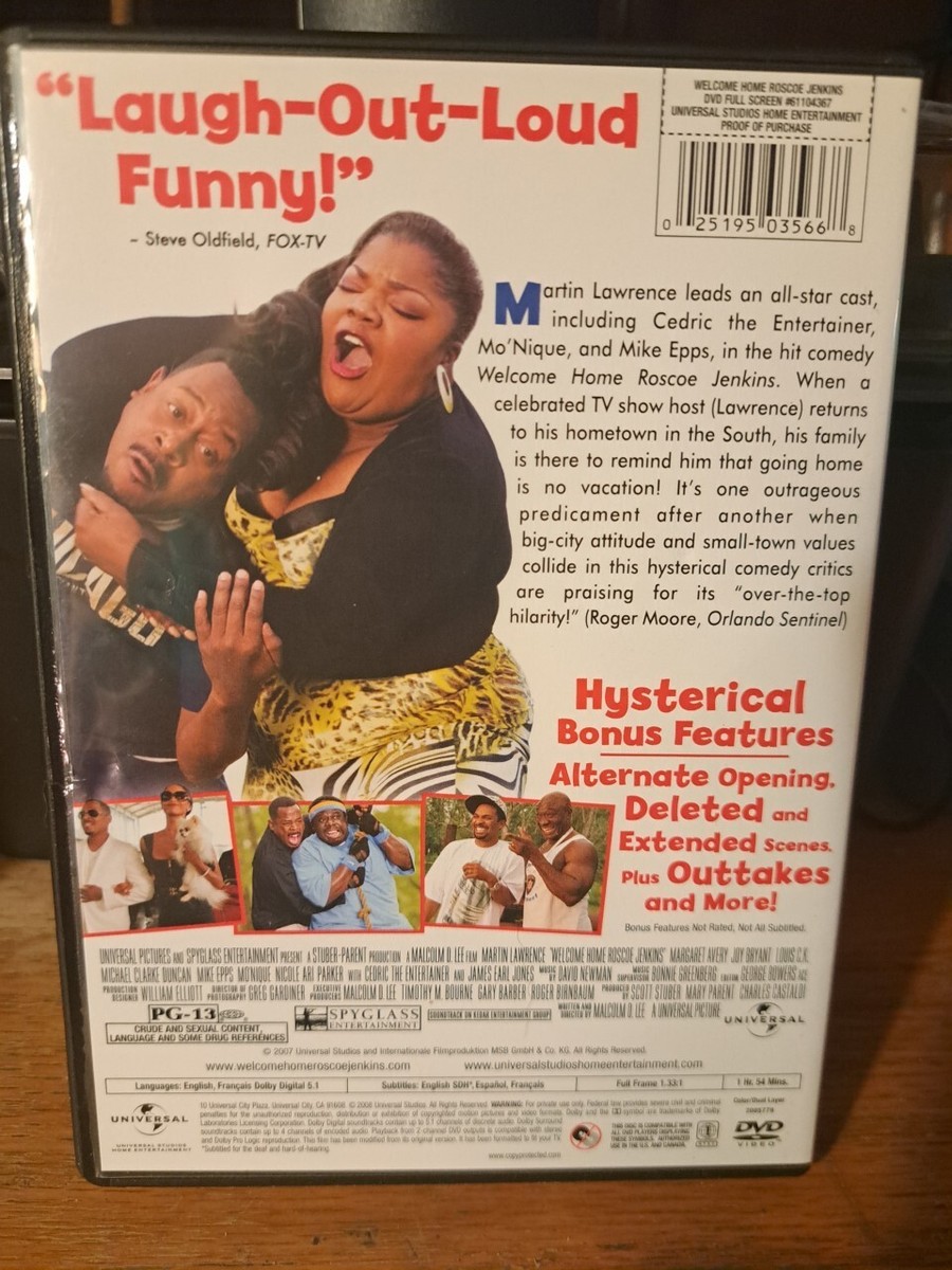 Welcome Home Roscoe Jenkins (Full Screen Edition) - DVD