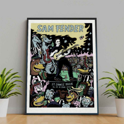 Newcastle St James' Park 2025 Sam Fender Poster | eBay