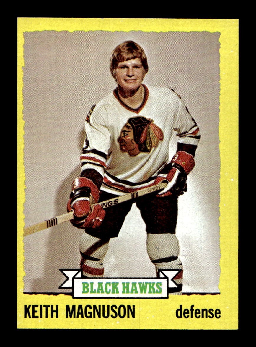 1973 74 Topps #44 Keith Magnuson Blackhawks NEAR MINT *7j