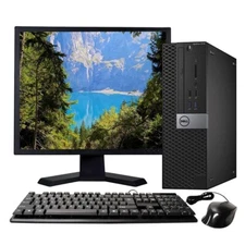 Dell 3040 with Dell 19" LCD, 250GB SSD, Dual-Core CPU, & Genuine Windows 10 x32