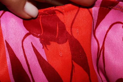 Numph Anthropologie Charlee Floral Stripe Jumpsuit Bold Wide Leg size 4 - Picture 9 of 10