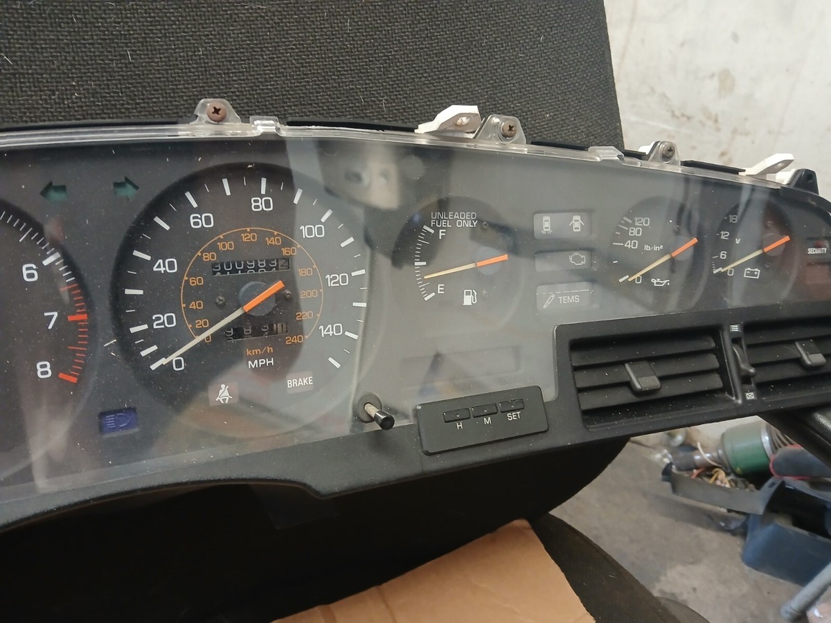 1987 Toyota Supra Mk3 Instrument Cluster Speedometer *manual* for