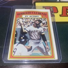 Topps Baseball 1972 In Action Roberto Clemente Base Insert Pirates