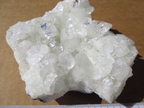532 APOPHYLLITE SPECIMEN. INDIA. EX CLOSED OLD TIME ROCK SHOP - Picture 4 of 6