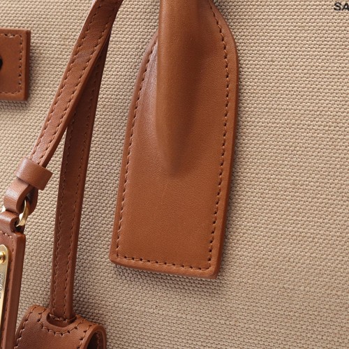 SAINT LAURENT Sac de Jour Thin Large Tote Crossbody Bag 781934FAC7T9856 Canvas - Bild 7 von 8