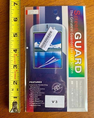 Screen Guard for LCD Screen V 3 Japan Pet - 第 1/5 張圖片