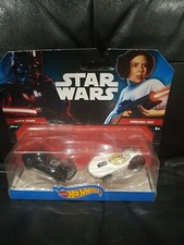 Hot Wheels - Star Wars Darth Vader and Pri cess Leia set