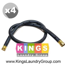 4PK 345HOSE 3/4" X 5FT INLET HOSE FOR WASCOMAT ELECTROLUX WASHER, MADE IN USA
