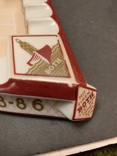 Konigel. Pr. Tettau Porcelain Both Germany Liqueur Cigar Ashtray Advertising - Picture 11 of 12