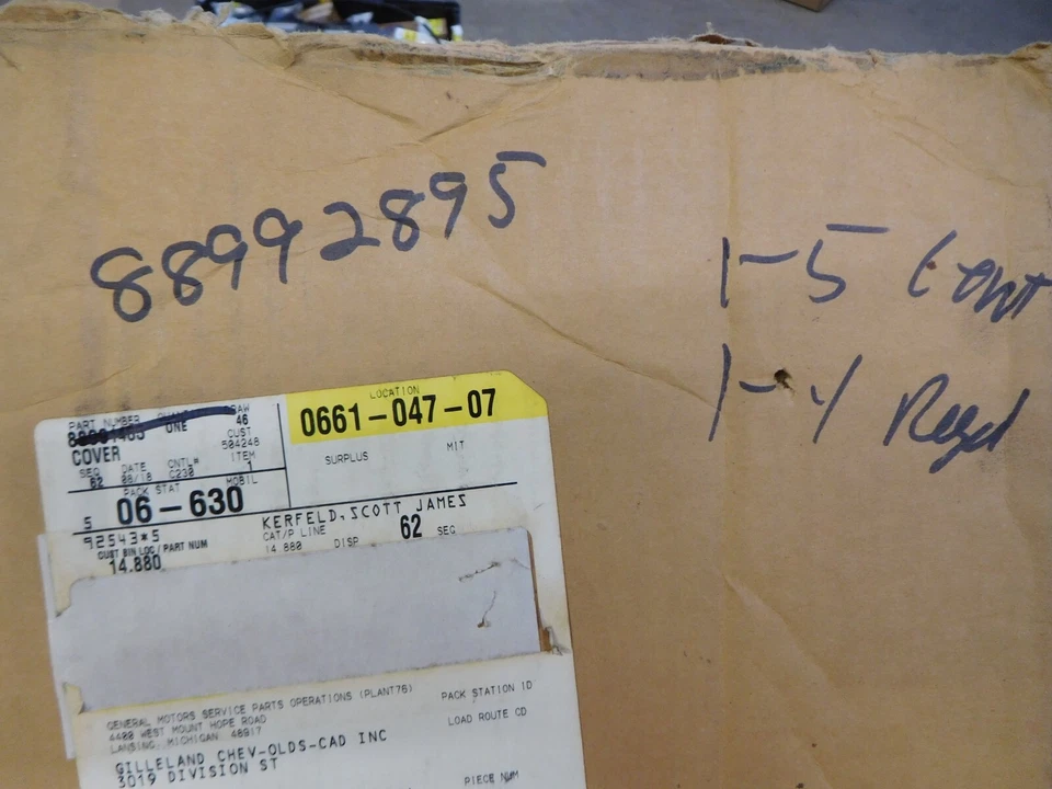 New Genuine GM Seat Cover Upholstery 88992895 Buick Century Regal Foto 2 de 4