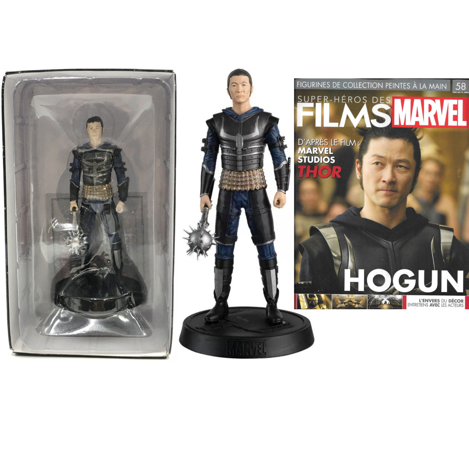 Figurines Marvel Hogun 58 Eaglemoss super héros de films comics BD Thor jeux TV
