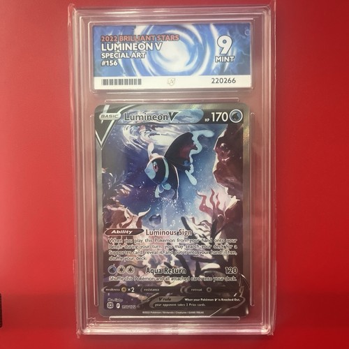 ACE 9 Lumineon V 156/172 | Brilliant Stars 2022 Special Art | Pokemon Card