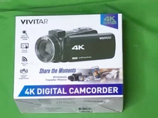 Vivitar DVR4K-BLK Compact Camcorder - Black