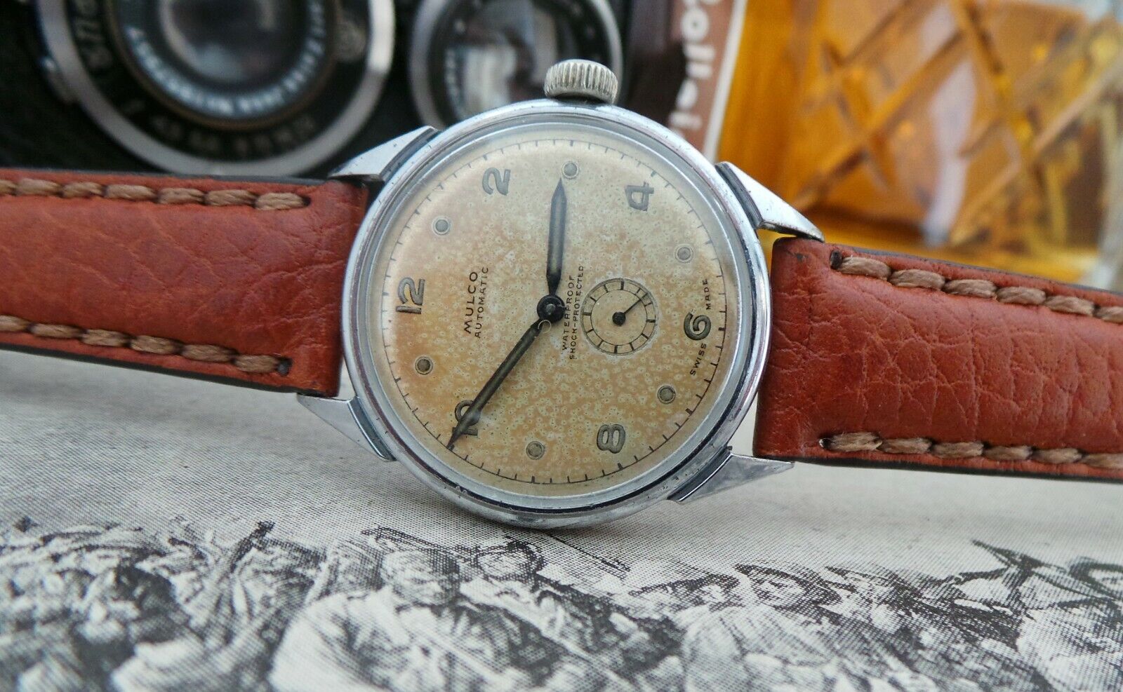 MULCO Bumper  Automatic Gents Vintage Watch - Very Rare c1940's