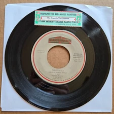 Ronettes The Crystals 45 I Saw Mommy Kissing Santa Claus Rudolph The Red-Nosed