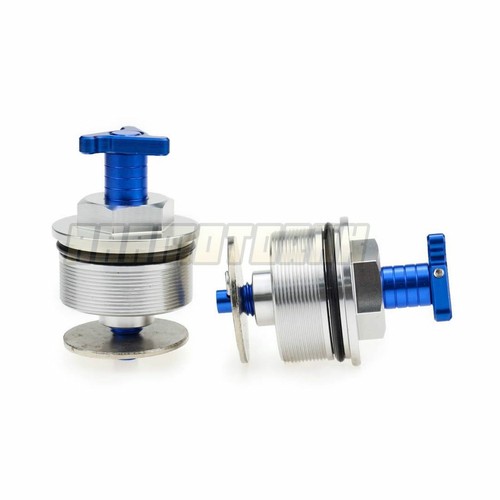 Tapa de horquilla para Honda NC750 2014 15 16 17 ajuste precarga pernos horquilla delantera dedo - Imagen 2 de 5