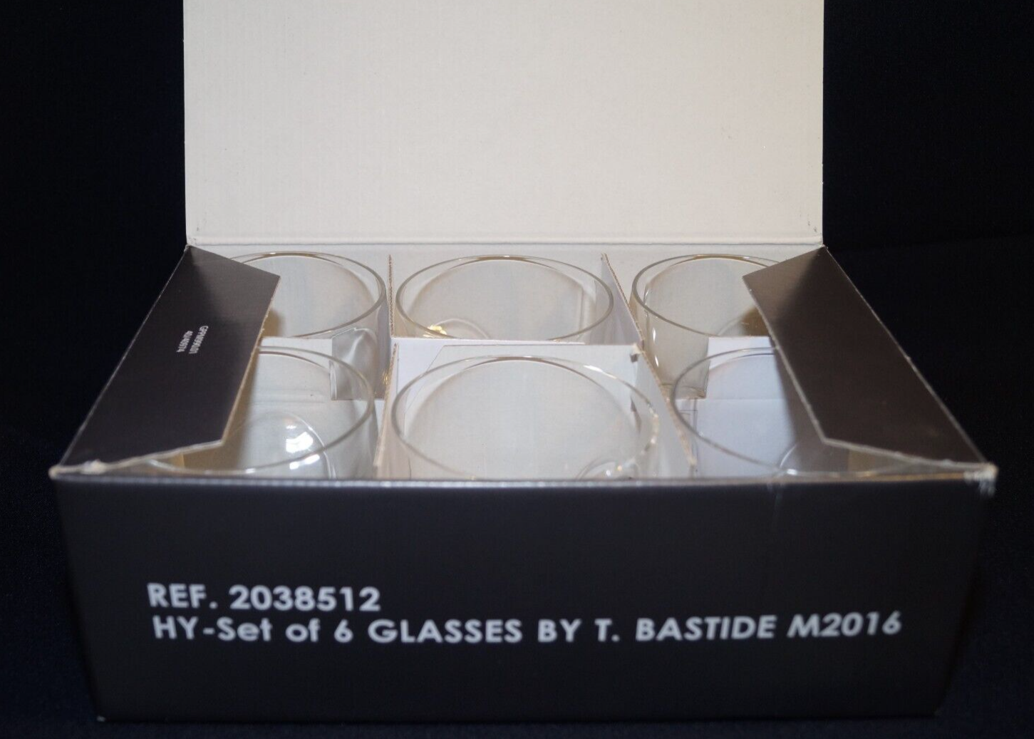 6 Hennessy X.O Thumb Print Lowball Snifter Glasses Boxed eBay