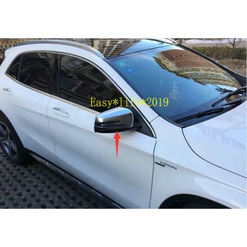 Matt Chrome Side Rearview Cover Cap for Benz A B S C CLASS W204 E CLASS W212