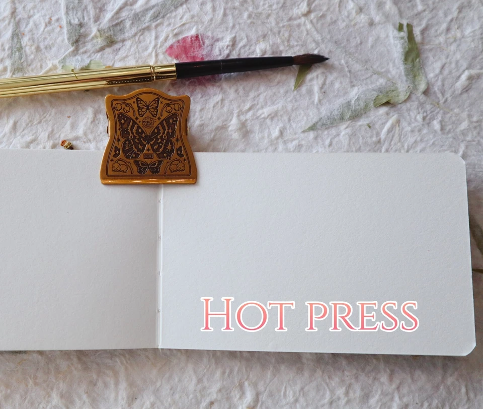 Watercolor Notebook - 100% Cotton 300gsm - 14cm x 9cm - Hard Cover Fabric — 第 4/4 张图片