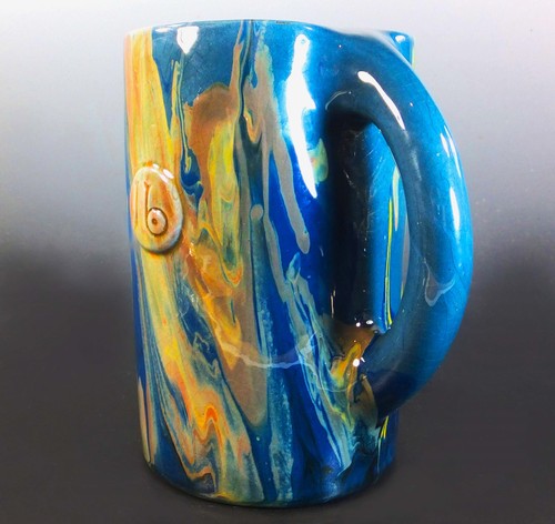 STUNNING, LARGE & VERY RARE EDMUND ELTON COMMEMORATIVE LORD KITCHENER TANKARD - Picture 4 of 12
