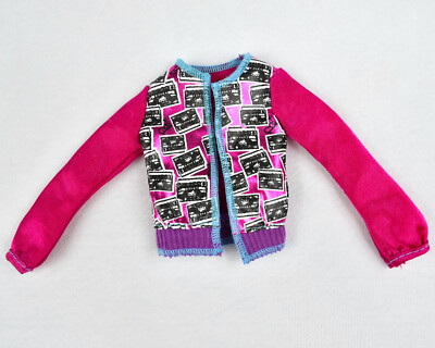 Barbie Fashionistas Hip Hop Dance Club Satin Boombox Jacket #X2236