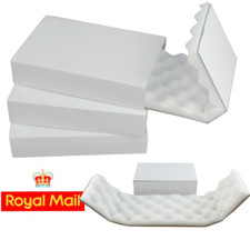 181x120x49mm(7x5x2")Foam Lined White ROYAL MAIL SMALL PARCEL Postal Box/Boxes