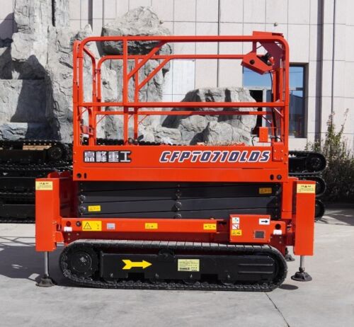 NEU 8,7m Gelände-Raupenarbeitsbühne CFPT0710LDS Messesonderpreis BAUMA Brutto