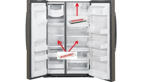 Ersatz Whirlpool Kühlschrank LED Licht 2 Stück W10515057 & 1 Stück W10515058 - Bild 4 von 5