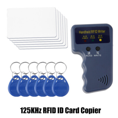 125KHz Handheld Frid ID Card Fob Copier Reader Writer Duplicator  EM4100/EM410X