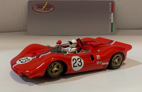 SLOT CAR THUNDERSLOT CA00601S/W FERRARI 350 #23 CAN-AM RIVERSIDE 1967 CHRIS AMON - Picture 2 of 8