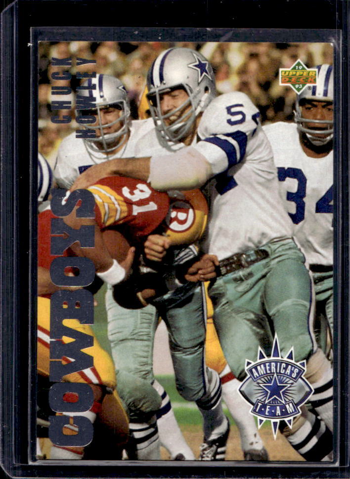 1993 Upper Deck Football Chuck Howley America's Team #AT2 Dallas Cowboys