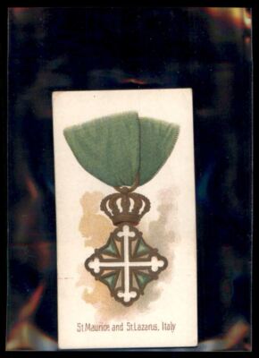 1890 N30 World's Decorations Order of St. Maurice and St.Lazarus, Italy #38