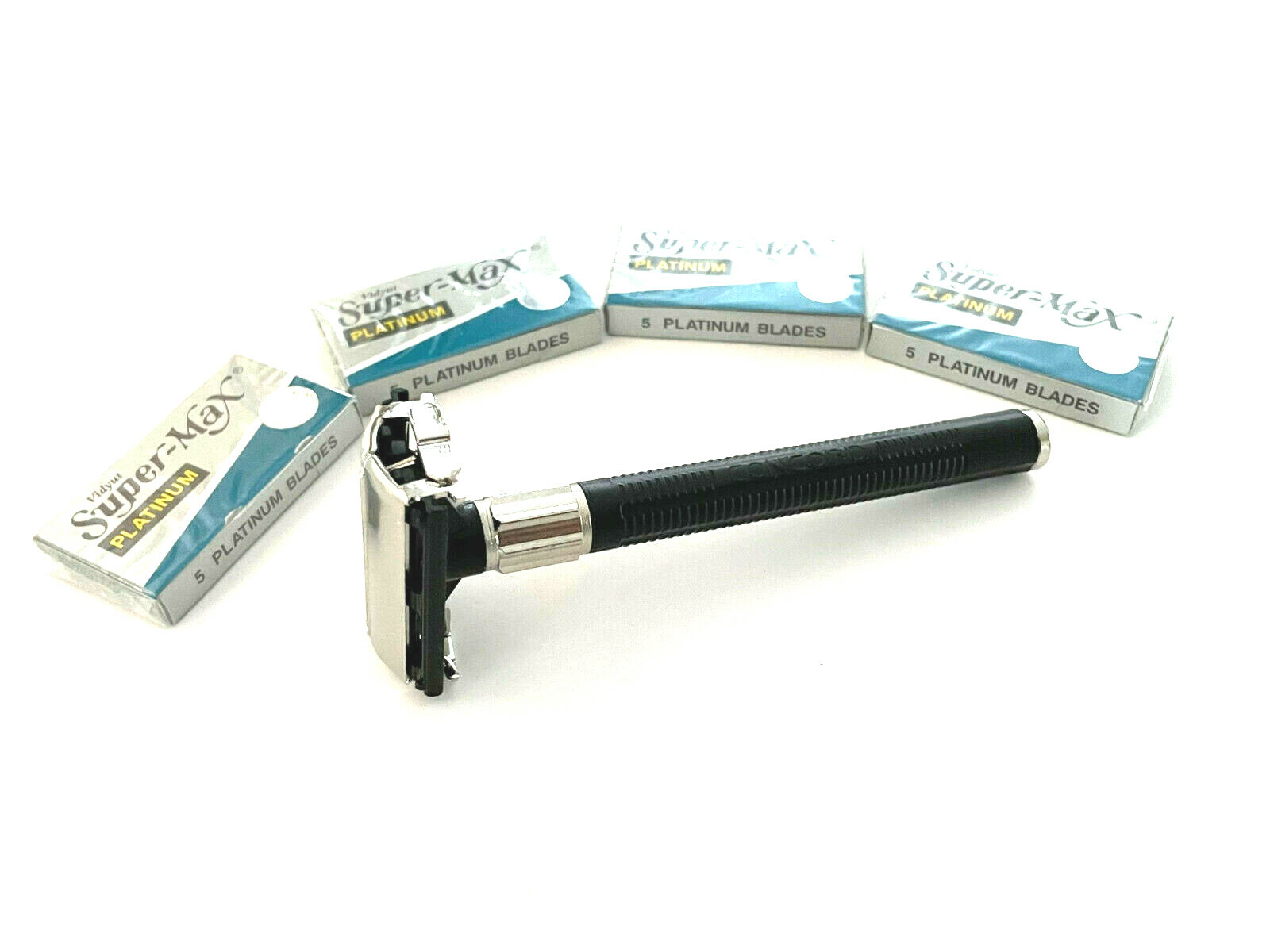 Butterfly Style Razor Butterfly Style Black Professional Old Fashion Safety Razor PLUS 20pcs ...