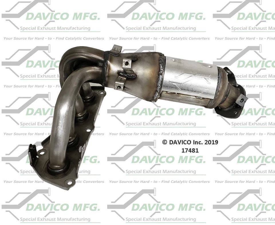 Catalytic Converter-Exact-Fit Davico 17481 fits 10-11 Toyota Camry 2.5L-L4 - Imagem 2 de 3