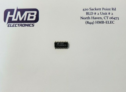 LINEAR LTC201ACS 16 PIN Analog Switch Quad SPST SOIC-16 DATE CODE 0111 - Picture 2 of 3