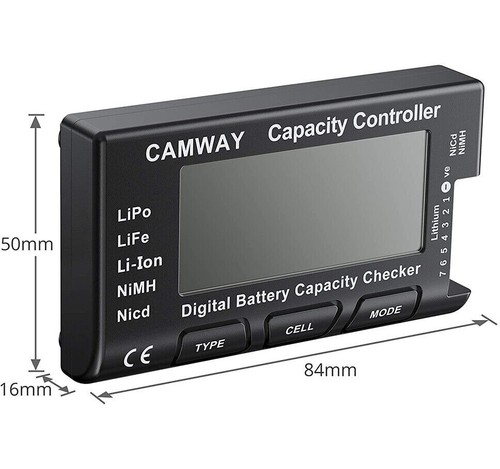 Batterie Akku Kapazität Digital Checker Li-Ion NiMH Nicd LiPo Spannung Tester - Bild 10 von 11