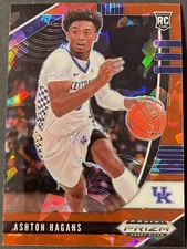 ASHTON HAGANS 2020-21 NBA PANINI PRIZM DRAFT PICKS RED CRACKED ICE #79 RC