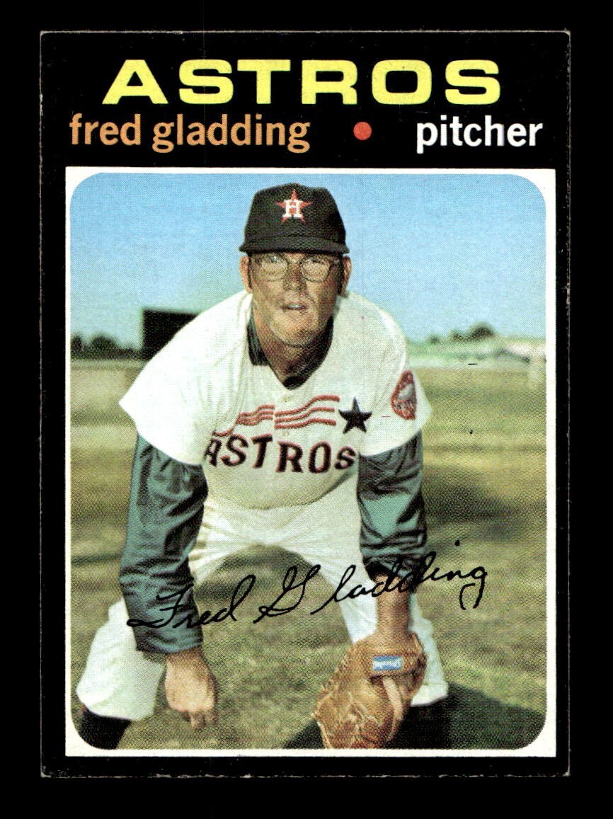 1971 Topps #381 Fred Gladding Astros EX-MT+ *u9