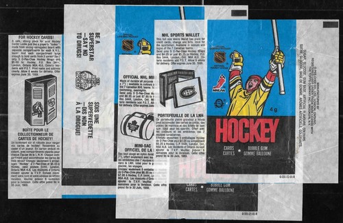 HOCKEY WAX PACK WRAPPER OPC O PEE CHEE TOPPS VARIATION & EMPTY BOX LOT SEE LIST - Picture 49 of 110