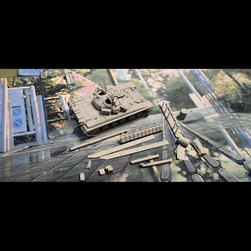 1/72 Modern Ukraine "T64BV mod.2017 Main battle tank" kit model(3D printed) - Image 4 of 4