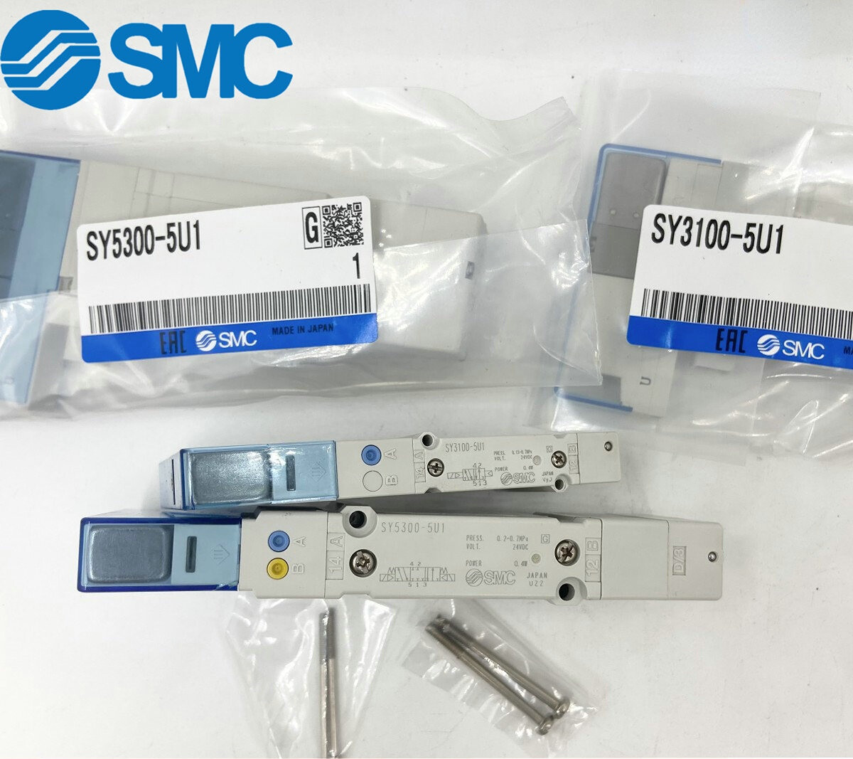 SMC SY5300-5U1 Solenoid Valve One New SY53005U1 Free Shipping | eBay