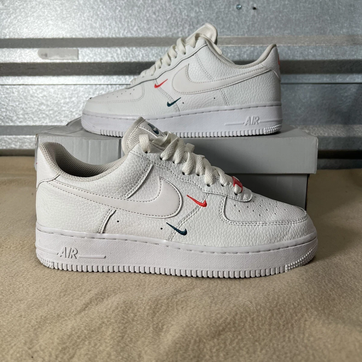 Nike Air Force 1 Low '07 Essential Double Mini Swoosh 'Miami