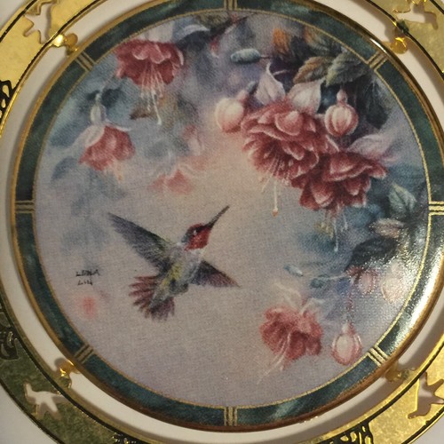 Lena Liu The Annas Hummingbird Ornament Bradford Edition 1997 - Bild 2 von 5