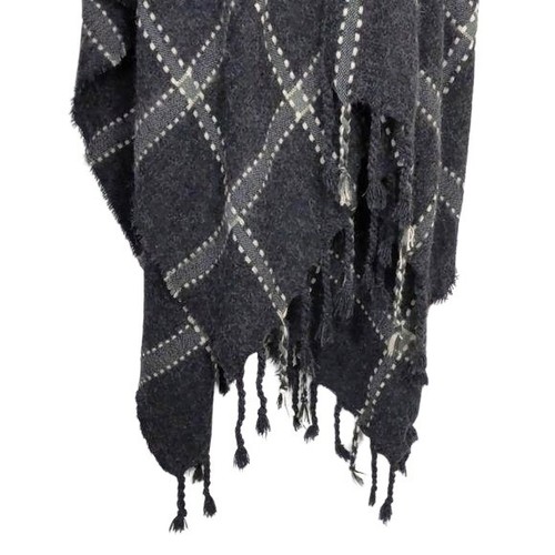 Marc New York donna mantello grigio scuro con dettagli punto (taglia unica) (NUOVO CON ETICHETTE) MSRP $79 - Foto 2 di 8