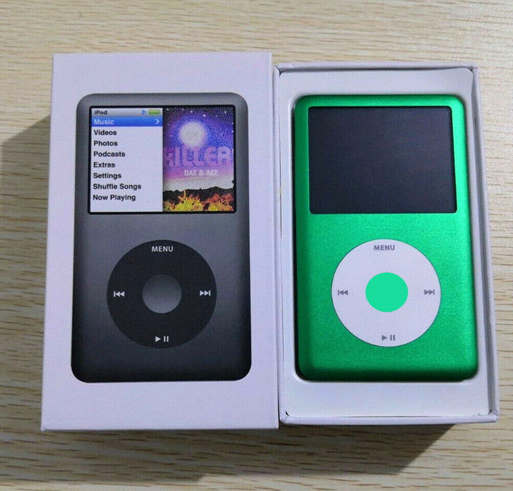 Apple iPod Classic 7th Gen (256GB) 2000mAh Battery Flash SSD-All
