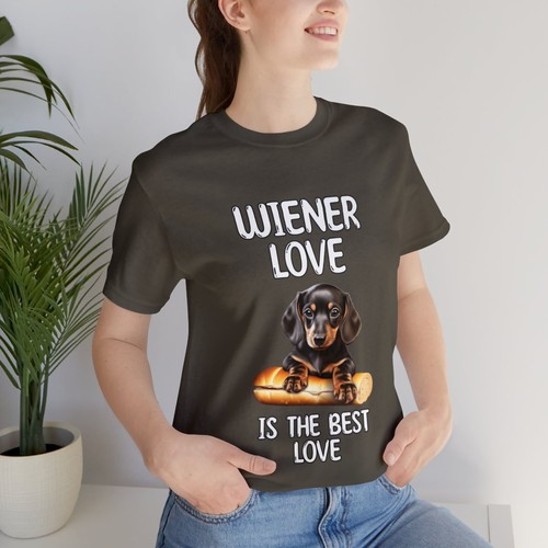 Adorabile maglietta viennese bassotto: abbigliamento casual, ottimo regalo proprietario di animali domestici - Foto 36 di 65