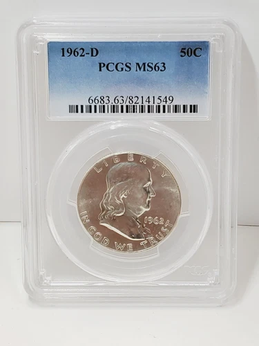 1962-D 50C PCGS MS63