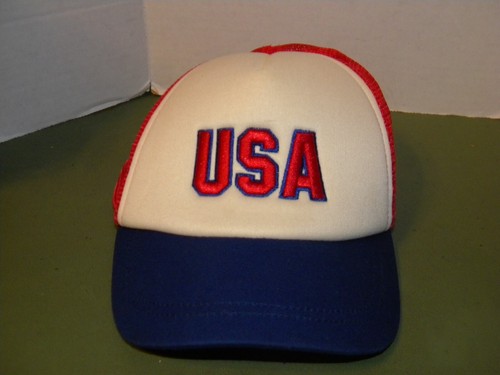 USA Hat Cap Pinwheel Color Snap Back Baseball Vintage ZARA KIDS - Picture 1 of 3
