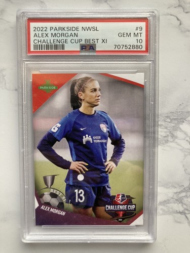2022 Parkside NWSL Alex Morgan Challenge Cup Best XI #9 /1100 GEM MINT PSA 10