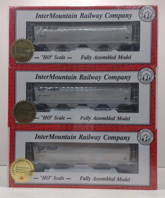 InterMountain 1027-3A HO Scale CP 4-Bay Grain Hopper 3 Pack 'Special Run' MT/Box